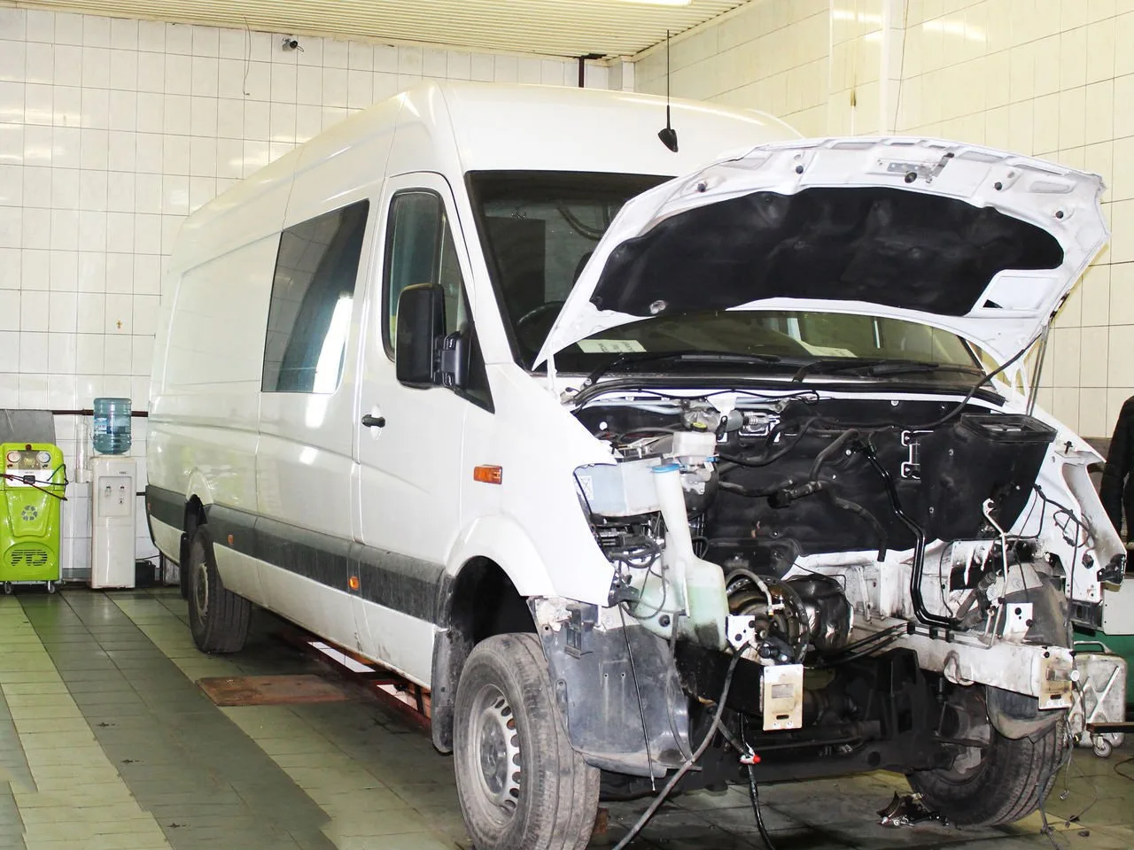 Восстановление геометрии кузова микроавтобусов и автобусов